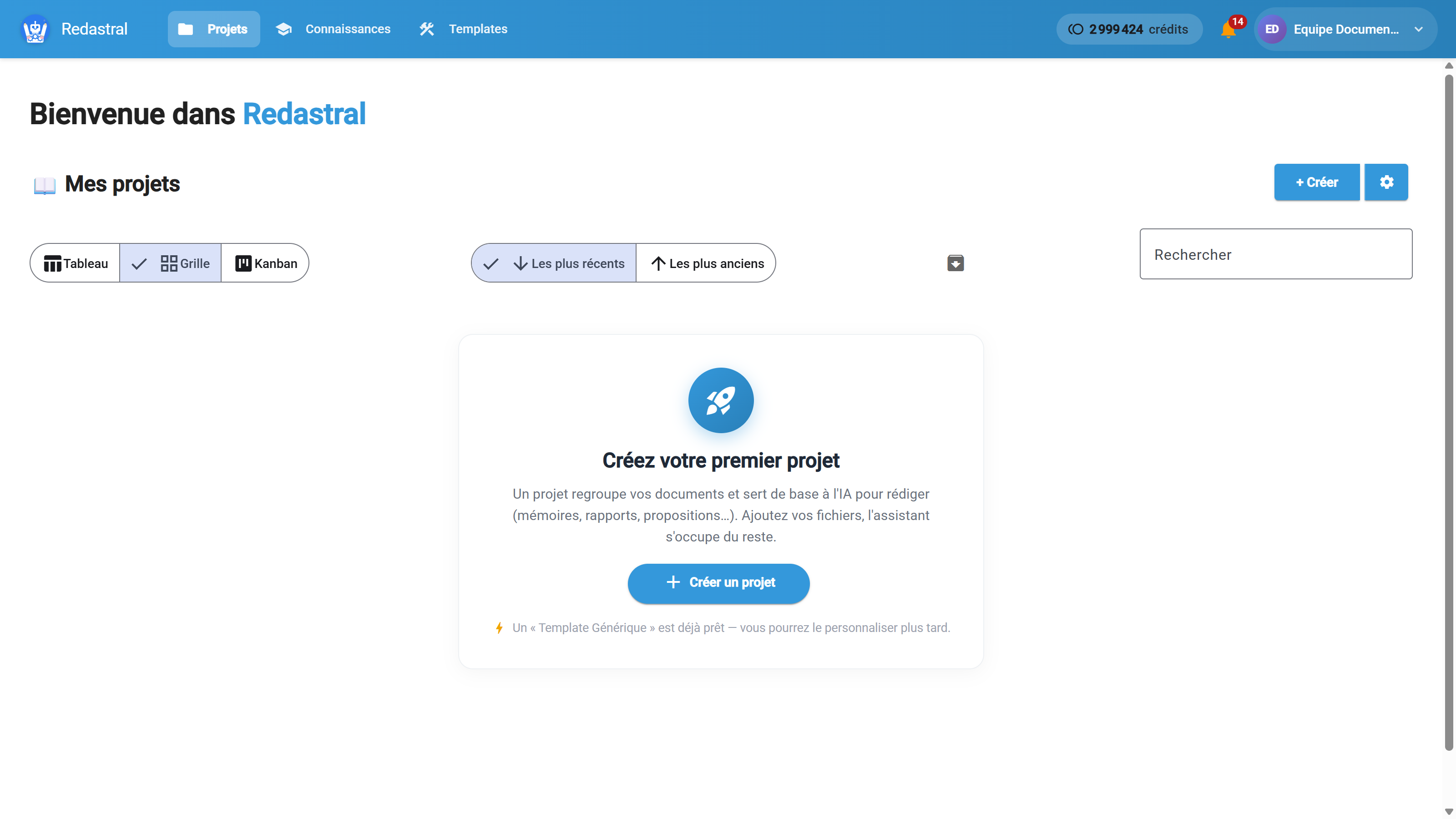 Vos projets