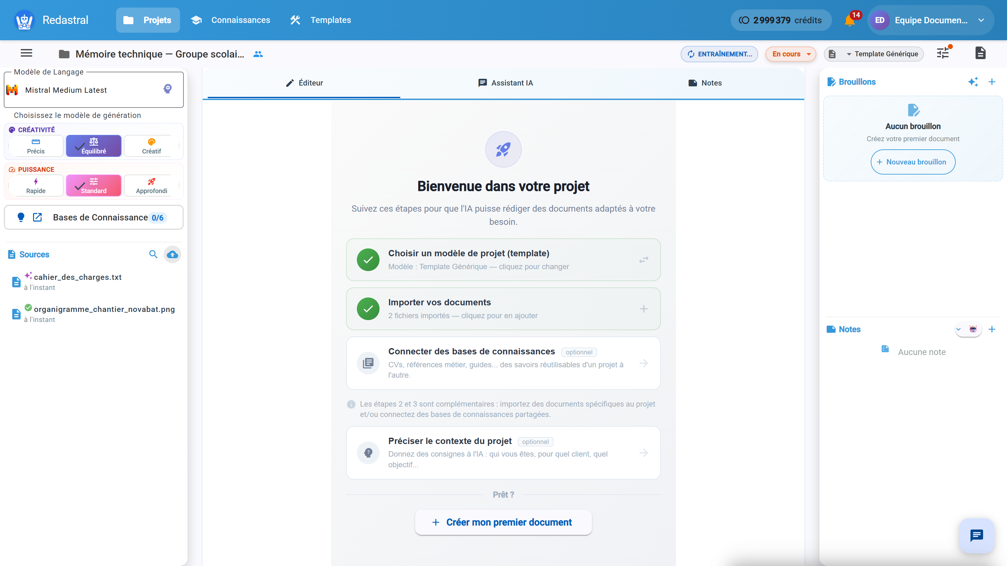 Vos pièces sont indexées